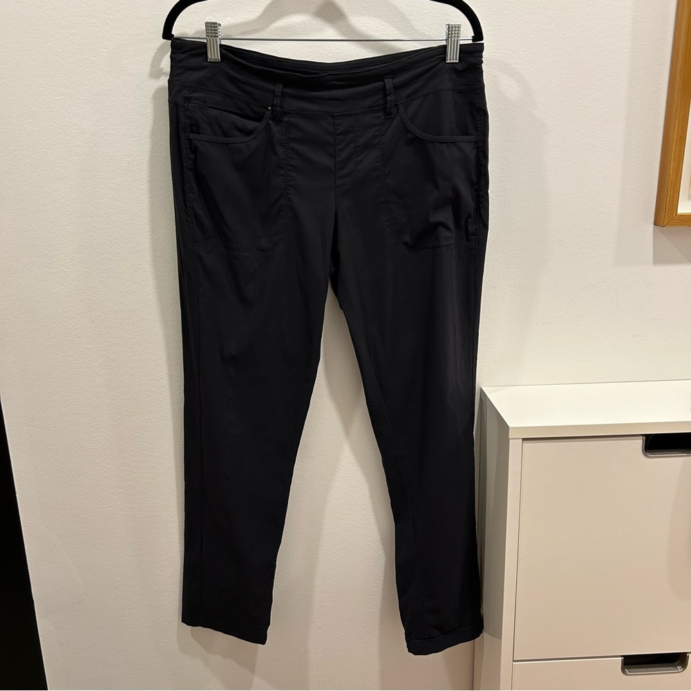 LOLE active pants stretchy black womens size M